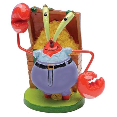 PENN-PLAX Penn Plax PP04049 Mr.Krabs Mini Resin Ornament PP04049